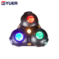 YUER™️ Lumières Professionnelles DJ Disco Beetle - Faisceau LED Laser Stroboscopique 3-en-1 Lyre Beetle Light DMX pour Boîte de Nuit Fête Spectacle Éclairage de Scène