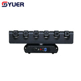 YUER™️ Single Head 2W or 500MW  NEW 6 Heads Stage Beam Laser Moving Head Light RGB DJ Laser Effect  for Disco Music Dance Party Lights