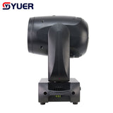 YUER™️ Mini 200W LED Moving Head Light Beam Spot 18 Rotating Prisms With Ring Dj Dmx Stage Light Effect Light Disco Dj Bar Wedding Club