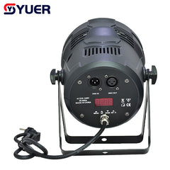 YUER™️ NOUVEAU Moule LED Plat Par 7X12W RGBW Lumière Famille Fête D'anniversaire Théâtre Éclairage De Scène De Mariage DMX512 Télécommande Musicale 