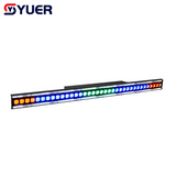 YUER™️ 36X3W LED RGB 3IN1 Pixel Control Wall Washer Light With 126X2W White LED Strips Strobe Dyeing Effect DMX512 For DJ Disco Stage Dance Music Bar