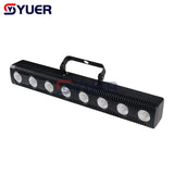 YUER™️ 8X4W RGBW LED Dyeing Light Wall Washer Light DMX512 7CH For DJ Disco Stage Wedding Music Party Bar Indoor Dance Floor Nightclub