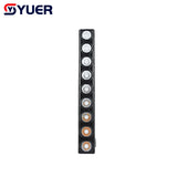 YUER™️ 9x12W LED Amber COB Gold Beam Wash Effect Bar Light Remote Control Stage Ligthing Strobe Horse Racing Party Dj Disco Bar DMX