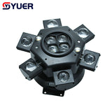 YUER™️ LED 10X10W 6 Head Moving Head Beam Light RG Laser Strobe Light DMX Stage Light RGB Beam Light Rotating Disco Party Bar