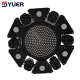 YUER™ Smart 6 Heads Moving Head Beam Laser Light RGB Floral Color Laser Light Projector Unlimited Rotating Disco Laser Light