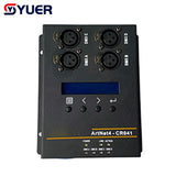 YUER™️ NEW ArtNet DMX 2048 Ethernet Lighting Controller Interface, 4 Universe/Truss Mountable/PoE CR041 For DJ Disco Stage Bar