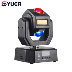 YUER™ 12x3W +3x10W Gold Strobe Moving Head Light Beam Strobe Effect DMX512 Sound Control For DJ Disco Party Bar Club Wedding Stage Effect Lighting