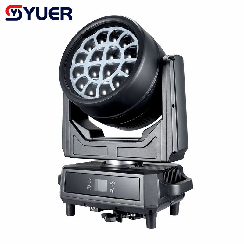 YUER™ IP65 Waterproof 16x50W LED RGBL 4in1 +204x0.3W LED RGB Moving Head Light Wash Zoom Rainbow Effect Copy AYRTON Effect DMX512 RDM Control For DJ Disco Party Bar Club Wedding Stage Lighting