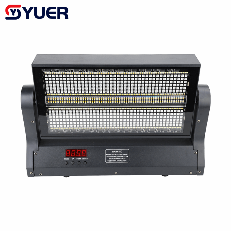 YUER™ 60+100 Segment RGB Warm/Cold White Moving Head Strobe Light Horse Racing Flash Effect DMX512 Control For DJ Disco Party Bar Club Wedding Stage Effect Lighting