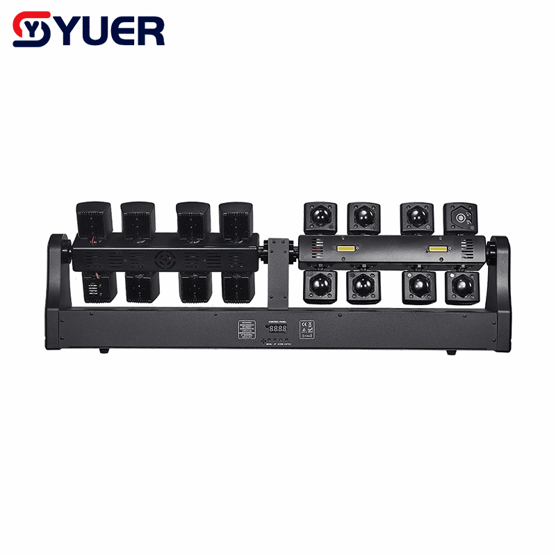 YUER™ 14x10W RGBW 4in1 +4x10w Gold Strobe +3 Red 2 Green 1 Blue Moving Head Light Lasr Strobe Effect DMX512 For DJ Disco Party Bar Club Wedding Stage Effect Lighting