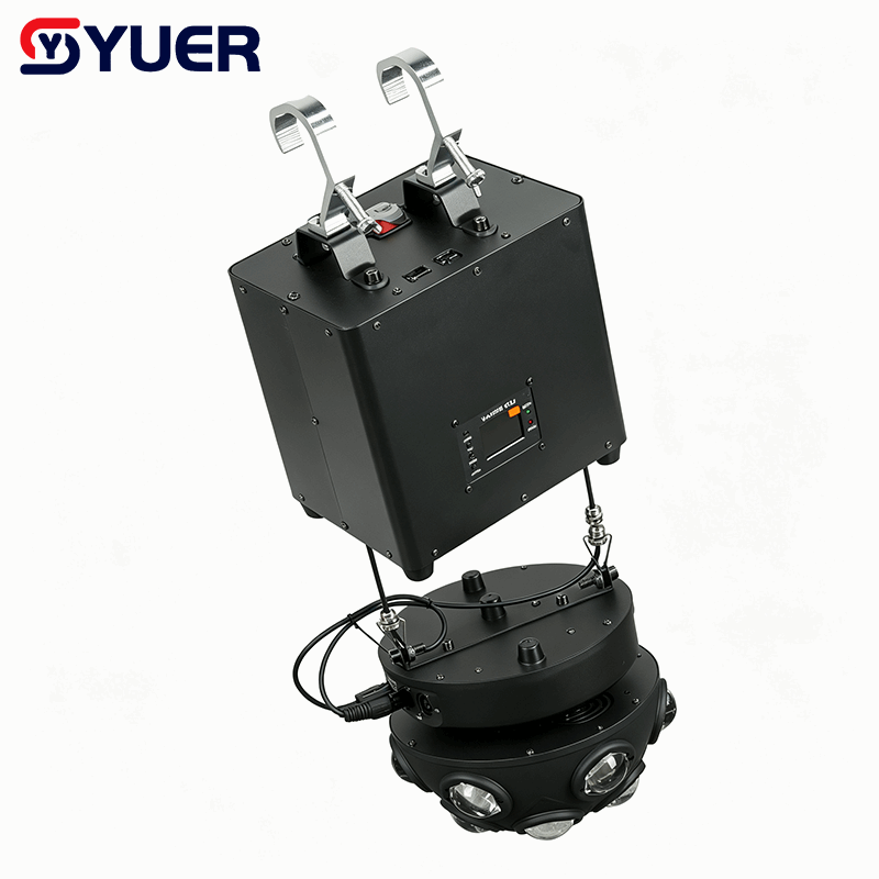 YUER™ 13x10W RGBW 4in1+ Red Green Laser Magic Ball Lifting Light DMX512 Sound Control For DJ Disco Party Bar Club Wedding Stage Effect Lighting