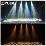 YUER™️ NEW 100W mini beam movind head lights RGBW 4in1 super bright LED DJ Spot Light dmx control disco dj LED moving head lights