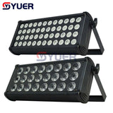 YUER™️ New mold 24X4W 48X1.5W LED PAR Light  disco light RGBW par DMX512 Piecewise Strobe LED wash light stage Effect dj bar equipment