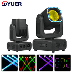 YUER™ 40W RGBW 4in1 Moving Head Light With Ring Beam Effect DMX512 Sound Control For DJ Disco Party Bar Club Wedding Stage Lighting