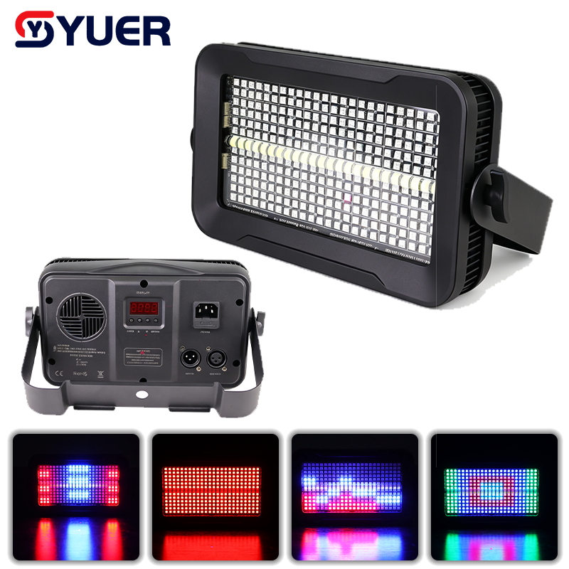 YUER™ MINI 48+8 Segments RGB White Strobe Light DMX512 Sound Control For DJ Disco Party Bar Club Wedding Stage Effect Lighting