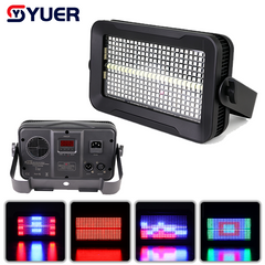 YUER™ MINI 48+8 Segments RGB White Strobe Light DMX512 Sound Control For DJ Disco Party Bar Club Wedding Stage Effect Lighting