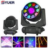 YUER™️ 10x15W RGBW 4in1 Bee Eye Wash+100W Beam Moving Head Light With Aperture DMX512 22/28/64CH  For DJ Bar Disco Concert Party Activities