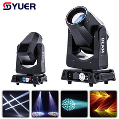 YUER™️Beam 300W Bulb Moving Head Lighting Stage Party Dj Disco Wedding Club Show Music Indoor Event Ktv Concert DMX Control Light