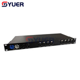 YUER™️ ALPHA 8l Stage Light Controller DMX512 Splitter Light Signal Amplifier Splitter Splitter 8I DMX Distributor Disco DJ Equipment