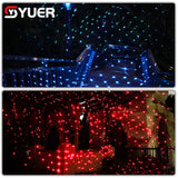 YUER™️ Water Proof IP65 2W Full Color RGB Starry Sky Laser Light DMX512 Remote Control Park Outdoor Square Dance Floor Wedding