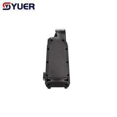 Foco estroboscópico YUER™️ Ip65 a prueba de agua con cabeza móvil, control de punto RGB 3 en 1, luz estroboscópica LED de efecto de escenario, DMX inalámbrico, proyector de inundación para DJ y discoteca