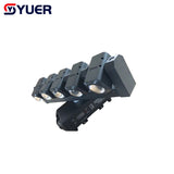 YUER™ 5x40W RGBW + 6x20W white Super Beam Strobe Moving Head Light DMX512 16CH Music Control For DJ Disoc Stage Lighting Show Party Club Park Indoor Bar