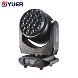 YUER™️ LED 19x40W RGBW Bee Eye Beam Zoom Wash Effect With Light Strip Circle Rotate Professional Moving Head Stage Lighting Dj Disco