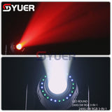 YUER™️ Professional Stage Lighting LED 200W Spot Moving Head Light DMX-512 Led DJ Xmas Christmas Sound Active DMX Disco Nght Light