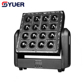 YUER™️ LED Moving Head Matrix Light 16x10W White + 96PCS RGB + 108PCS White and Warm White Flash Wash Effects DMX512 For DJ Disco Party Club Bar
