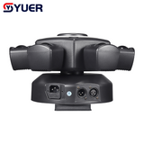 YUER™️ LED 6X10W RGBW 4IN1 6 Head Moving Head Beam Light With RG Laser Strobe Light  DMX512 For Stage Light  Beam Light Rotating Disco Party Bar