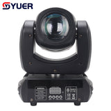 YUER™️ NEW LED 100W Spot Beam Moving Head Light 18 Face Prism DMX512 Sound Dj Stage Effect Light Party Dance Disco Bar Music Club