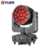 YUER™️ Water Proof IP65 19X40W RGBW Bee Eye Zoom Moving Head Light DMX512 21/23/35/78/92/97/99CH Beam Pattern Effect DJ Disco Stage Wedding Party Bar