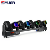 YUER™ LED 8x40W RGBW 4IN1 Beam 8-Heads Moving Head Light With RGB LED Strip DMX512 For Concert Dj Disco Club Wedding Party Decoration Stage Lighting