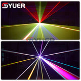 YUER™️ Professional 15W ILDA RGB 30/40KPP Scanner Laser Light DMX Beam Line Scanner Projector Stage Laser Lights Effect For Party Night