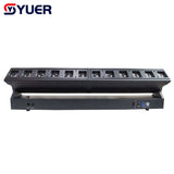 YUER™️ Large DJ 12X40W RGBW 4IN1 LED Focusing Beam Stage Moving Head Light DMX512 For Disco Dance Floor Bar Party Nightclub