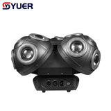 YUER™ 3 Head Beam Moving Head Light 12x10W CREE 4IN1 + RGB laser + 144 pcs 5050RGB lamp beads DMX stage lighting suitable for Dj disco party KTV club indoor light