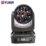 YUER™️ NEW Mold Mini 150W LED Bee Eye + 3 Prism Spot Moving Head Light Dj Dmx512 Stage Light Effect Lighting Disco Dj Bar Dance Floor