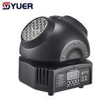 YUER™️ Mini Beetle DJ Disco Ball Lights Colorful LED Beam Green Laser Moving Head Lights DMX512 Strobe Nightclub Party Show