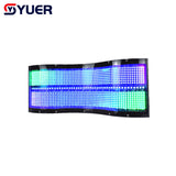 YUER™️ New 32+16 Segement LED Strobe RGBW Wave Screen Stage Lighting Horse Racing DMX Party Decoration Concert Dj Disco Equipment