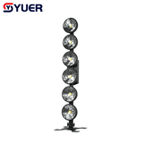 YUER™️6-Eye 6X50W White+Warm White 2IN1 LED COB Vertical Retro Lamp Light Adjustable Telescopic DMX512 For  DJ Stage Bar Disco