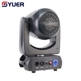 YUER™️ Mini 200W LED Moving Head Light Beam Spot 18 Rotating Prisms With Ring Dj Dmx Stage Light Effect Light Disco Dj Bar Wedding Club