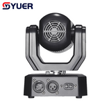 YUER™️NEW Mini LED 2X3W Red+2X3W Green+2X3W Blue Bee Eye Moving Head Light With Ring DMX512 For DJ Disco Stage Party Wedding Dance Floor