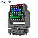 YUER™️ New 49X20W RGBW LED Matrix Zoom Wall Wash Moving Head light DMX512 DJ Disco Party Club Show Professional Stage Effect Lights