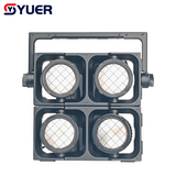 YUER™️ Waterproof IP65 2Eyes 2X300W RGBAW 5IN1 LED Blinder Light DMX512 For DJ Disco Party Stage Effect Lighting Night Club Bar Light
