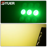 YUER™️ LED Matrix lights 9x12W RGBW 4in1 DMX512 Stage Effect Lighting Good For DJ Disco Party Dance Floor Clubs Bar And Wedding Decorations