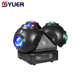 YUER™️ Professional DJ Disco Beetle Lights LED Beam laser strobe 3in1 Moving Head Beetle Light DMX Nightclub Party Show Stage Lighting