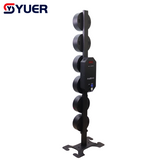 YUER™️LED 6-Eye 6X60W COB Par Light 2200K+RGB Beads Vertical Retro Lamp Light Adjustable Telescopic Wall Wash Effect DMX512 For DJ Stage Bar Disco