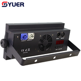 YUER™️Upgraded Version 2X100w COB Cool White+Warm White Audience Light With Ring Flash Effect PWM Strobe DMX512 Sound control For DJ Disco Party