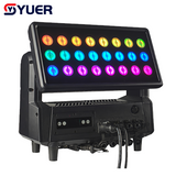 YUER™Waterproof IP65 LED 24X40W RGBW 4IN1 Moving Head Light With Auxiliary Light Wash Chauvet Passage Atomization Effect RDM DMX512 For DJ Disco Party Stage
