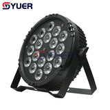 YUER™️ 18x4W 4in1 full-color LED Par Lights Party Nightclub Stage Sound Music Wedding Christmas DMX512 DJ Equipment Disco Effect Lights